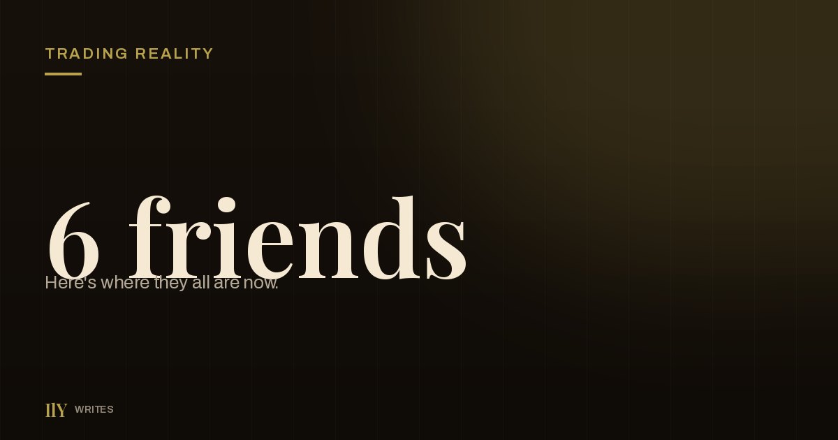 I Watched 6 Friends Try to Get Rich Trading. Here&rsquo;s Where They Are Now.
